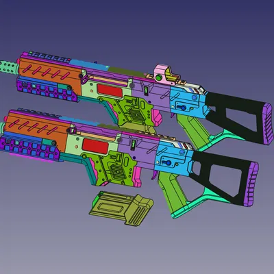 Mô hình súng CAR từ Titanfall 2 (Tỷ lệ 1:1)