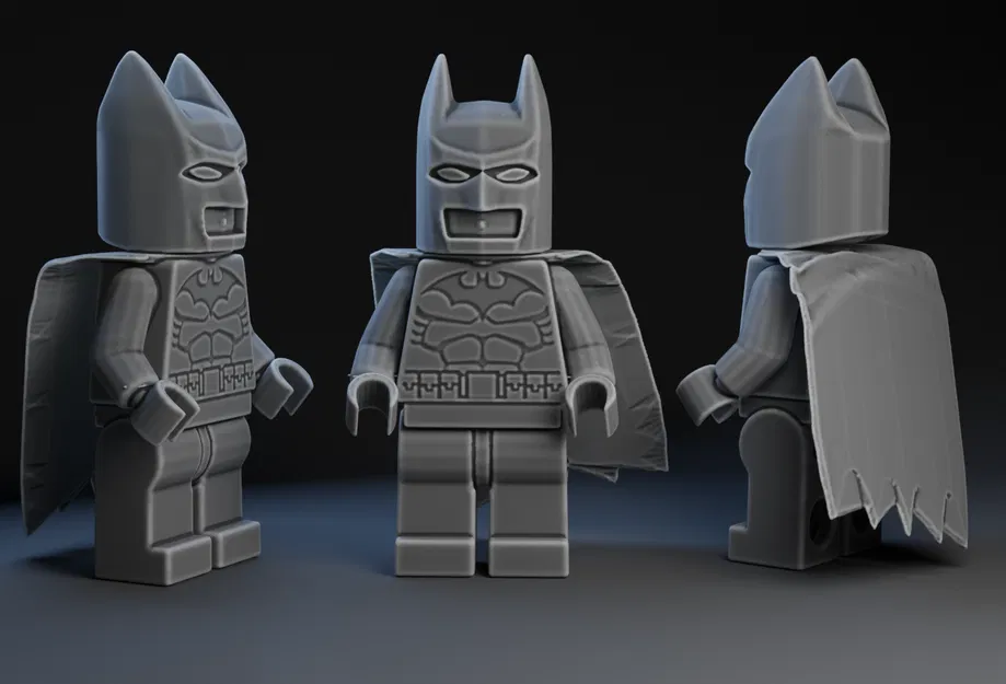Mô hình Lego Batman in 3D cực chất cho người hâm mộ - Image 1