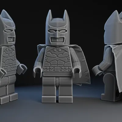 Mô hình Lego Batman in 3D cực chất cho người hâm mộ