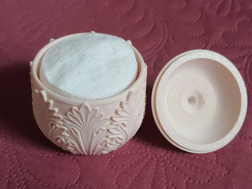 Hũ đựng bông tẩy trang (Phong cách Acanth) - Image 4