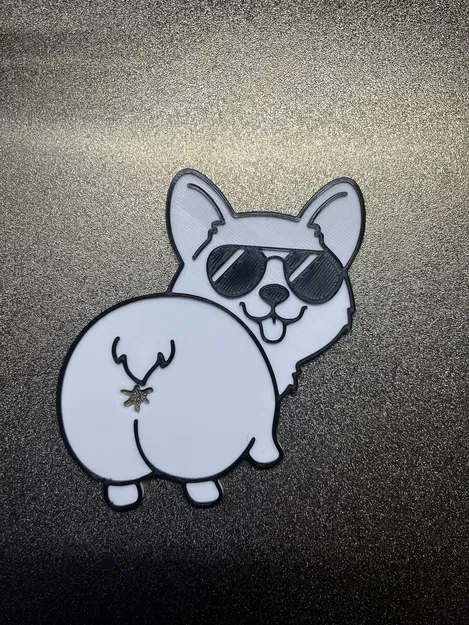 Kẹp miệng túi hình mông Corgi siêu đáng yêu - Image 1