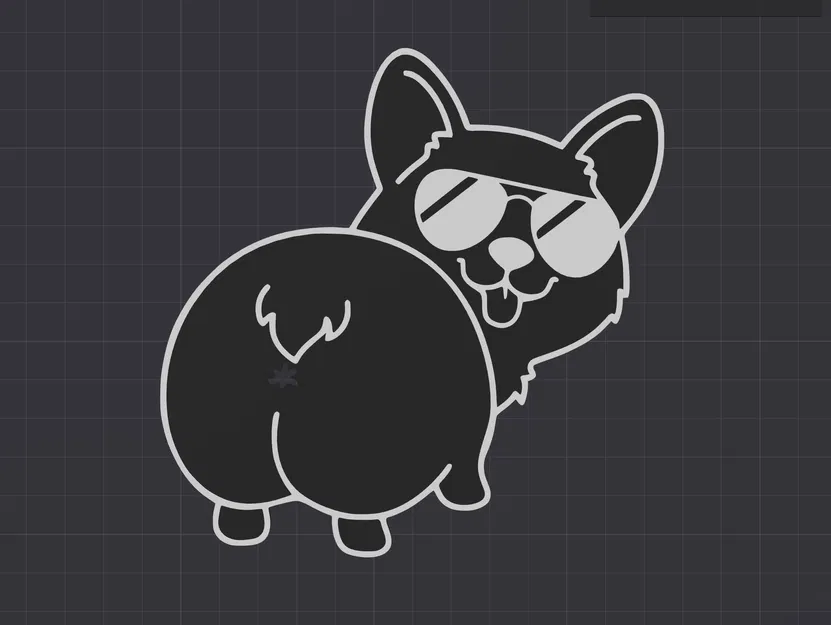 Kẹp miệng túi hình mông Corgi siêu đáng yêu - Image 2