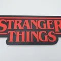 Mô hình trang trí Logo Stranger Things 3D (Dễ in, không cần AMS) - Thumbnail 1