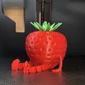 Mô hình quả dâu tây cử động đáng yêu cho máy in 3D - Thumbnail 1