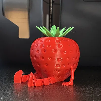 Mô hình quả dâu tây cử động đáng yêu cho máy in 3D