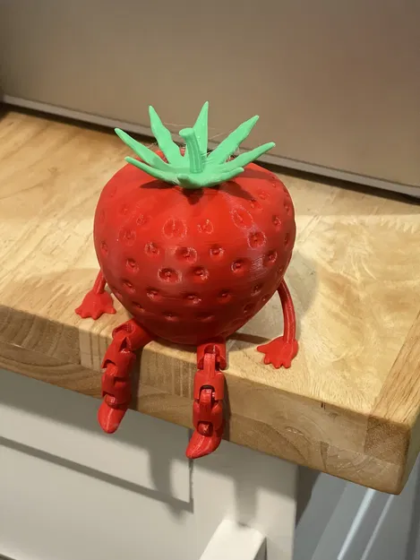 Mô hình quả dâu tây cử động đáng yêu cho máy in 3D - Image 5