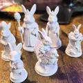 Bộ quân cờ vua Easter Bunny in 3D độc đáo cho Lễ Phục Sinh - Thumbnail 1