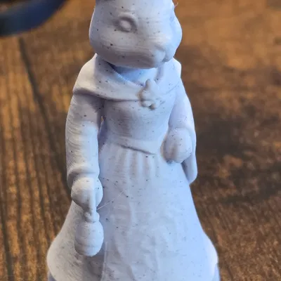 Bộ quân cờ vua Easter Bunny in 3D độc đáo cho Lễ Phục Sinh