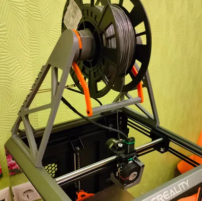 Giá đỡ cuộn filament trên đỉnh cho Creality K1SE/K1C/K1 với nhiều tính năng tiện ích