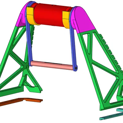Giá đỡ cuộn filament trên đỉnh cho Creality K1SE/K1C/K1 với nhiều tính năng tiện ích