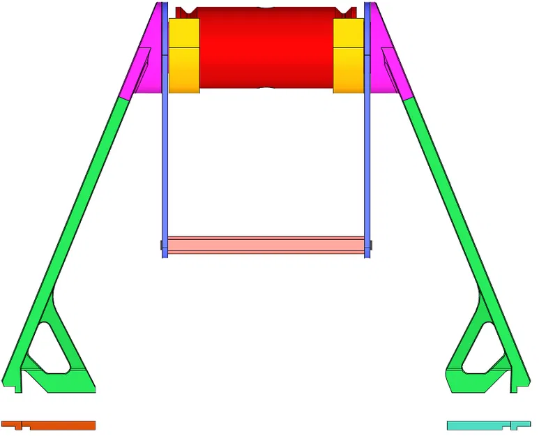 Giá đỡ cuộn filament trên đỉnh cho Creality K1SE/K1C/K1 với nhiều tính năng tiện ích - Image 4
