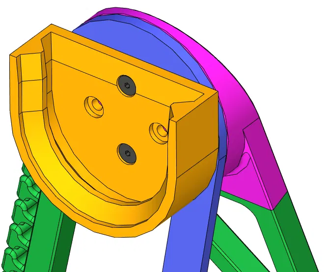 Giá đỡ cuộn filament trên đỉnh cho Creality K1SE/K1C/K1 với nhiều tính năng tiện ích - Image 8