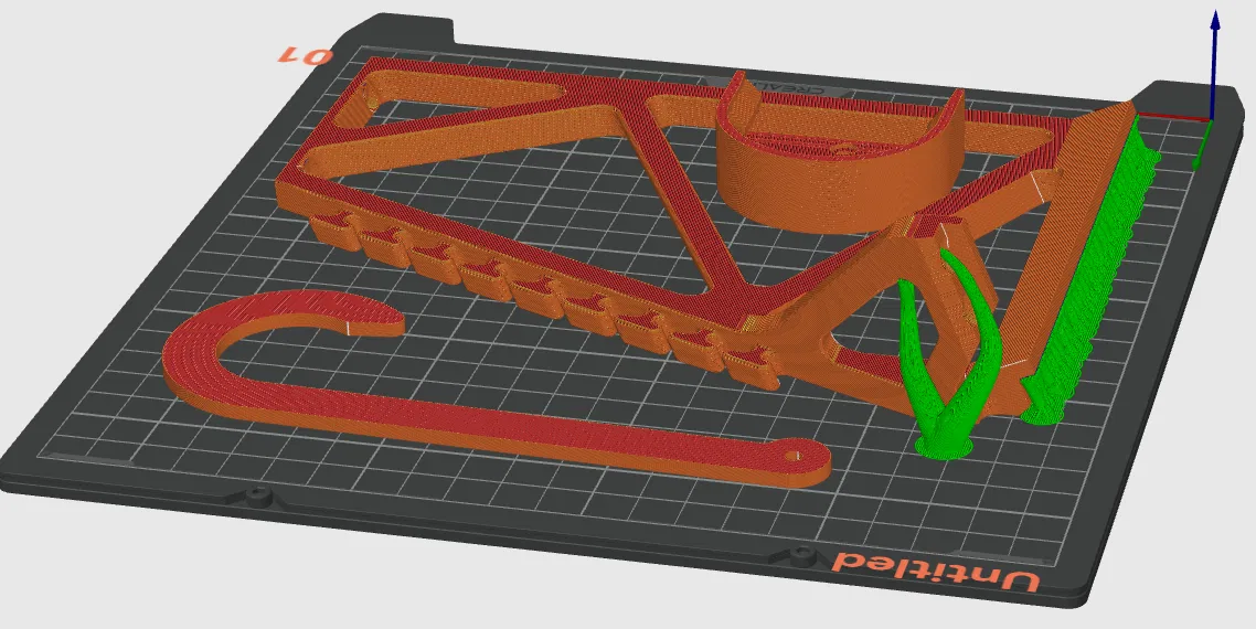Giá đỡ cuộn filament trên đỉnh cho Creality K1SE/K1C/K1 với nhiều tính năng tiện ích - Image 10
