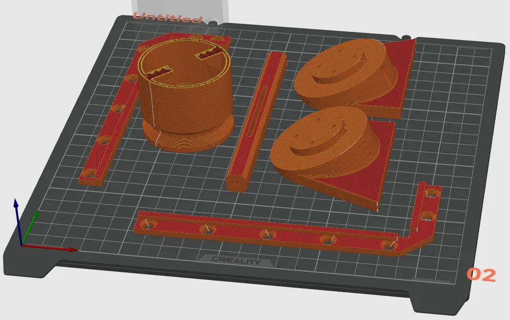 Giá đỡ cuộn filament trên đỉnh cho Creality K1SE/K1C/K1 với nhiều tính năng tiện ích - Image 11