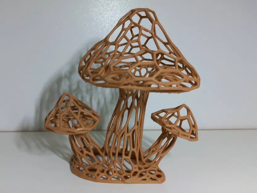 Mô hình cụm nấm Voronoi trang trí đẹp mắt - Image 2
