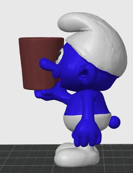 Ống đựng bút hình Xì Trum (Smurf Penholder) - Image 3