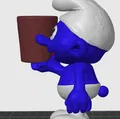 Ống đựng bút hình Xì Trum (Smurf Penholder) - Thumbnail 3