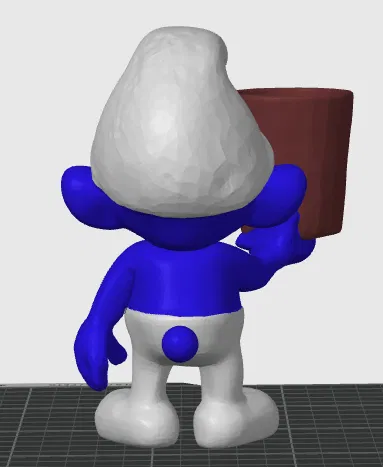 Ống đựng bút hình Xì Trum (Smurf Penholder) - Image 5