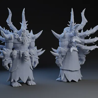 Mô hình 3D Gul'dan World of Warcraft sắc nét