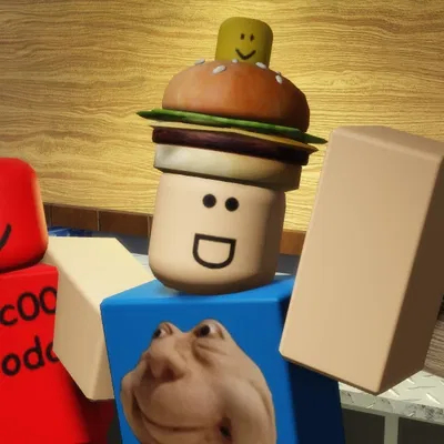 Mô hình nón bánh burger (Burger Hat) độc đáo từ Roblox cho in 3D