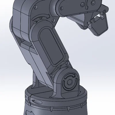 Mô hình cánh tay robot 4 bậc tự do (4DOF Robot Arm) tự lắp ráp