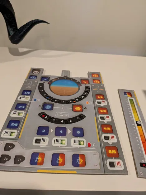 Bộ slider cho board game Sky Team (có vân nhám) - Image 2