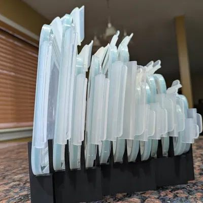 Khay 3D thông minh đựng nắp hộp Glasslock - Gọn gàng ngăn nắp