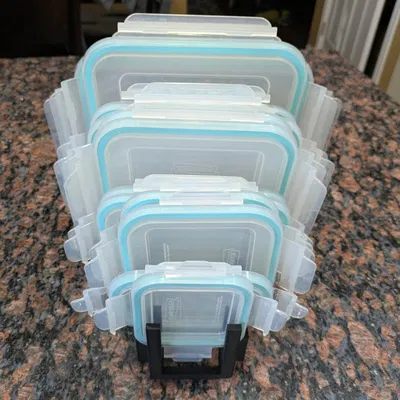 Khay 3D thông minh đựng nắp hộp Glasslock - Gọn gàng ngăn nắp