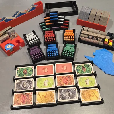 Bộ khay đựng (Inserts) cho Catan 6th Edition - Giải pháp lưu trữ tất cả trong một