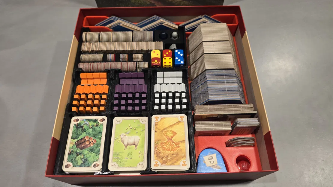 Bộ khay đựng (Inserts) cho Catan 6th Edition - Giải pháp lưu trữ tất cả trong một - Image 3