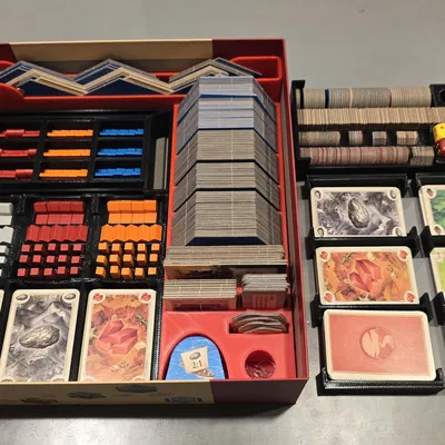 Bộ khay đựng (Inserts) cho Catan 6th Edition - Giải pháp lưu trữ tất cả trong một