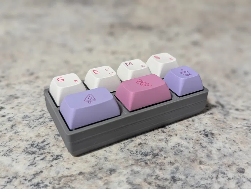 Bàn phím tí hon "7% Keyboard" | Món đồ chơi fidget 7 phím - Image 1