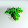 FLEXI CROCODILE - MÔ HÌNH IN TRỰC TIẾP KHÔNG CẦN LẮP RÁP - ĐA MÀU - 3MF - Thumbnail 3