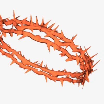 Mô hình 3D Vương miện gai (Crown of Thorns) chi tiết cho in 3D
