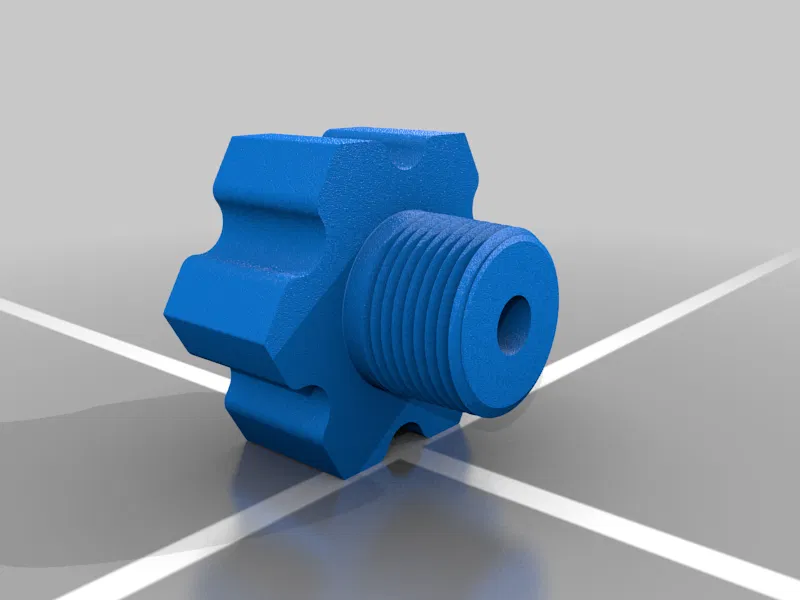 Đầu chuyển đổi vòi hoa sen sang ống nước tưới vườn NPT 1/2 sang 3/4 - Image 1