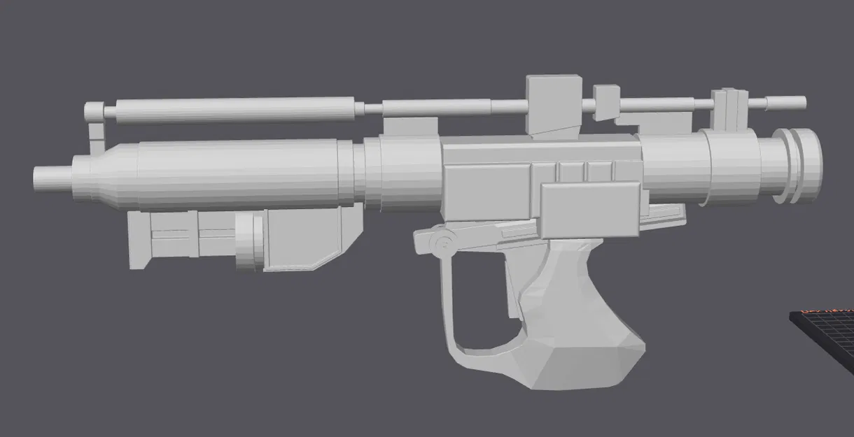 Mô hình 3D E-5 Blaster chuẩn kích thước 45cm cho Droid B1 - Image 1