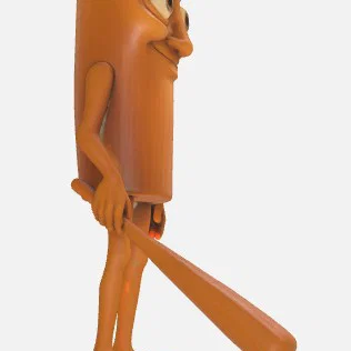 Mô hình 3D nhân vật vui nhộn TUN TUN TUN cực chất