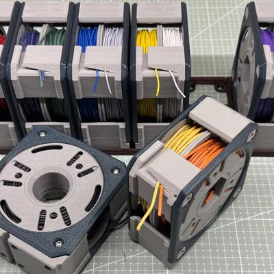 Kệ Đỡ Cuộn Dây Gridfinity