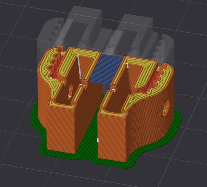 Ngàm kẹp dây đai trục X cải tiến cho Neptune 4 - Image 2