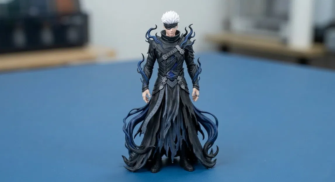 Gojo Dark Sorcerer Warrior – Mô hình Anime Fantasy in 3D ấn tượng - Image 1