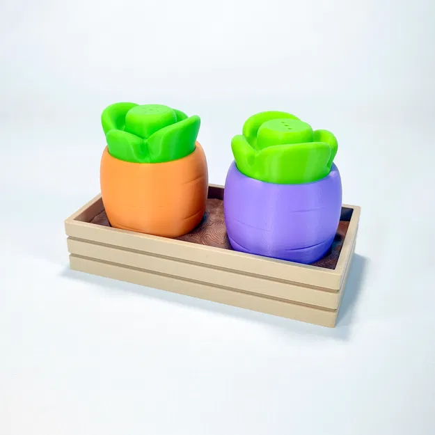 Bộ Lọ Muối & Tiêu Hình Cà Rốt Độc Đáo - Image 2