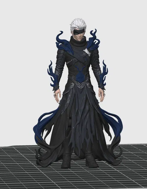 Gojo Dark Sorcerer Warrior – Mô hình Anime Fantasy in 3D ấn tượng - Image 3