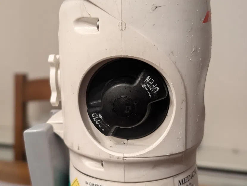 Tay cầm vặn bình oxy BOC - Phụ kiện hỗ trợ đóng mở van 3D - Image 2