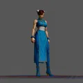 Mô hình 3D Chun-Li (Street Fighter) sắc nét cho game thủ - Thumbnail 2
