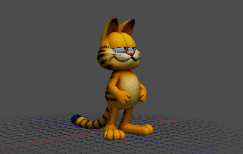 Mô hình 3D Garfield: Chú mèo lười đáng yêu cho dân sưu tầm - Image 2