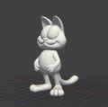 Mô hình 3D Garfield: Chú mèo lười đáng yêu cho dân sưu tầm - Thumbnail 3