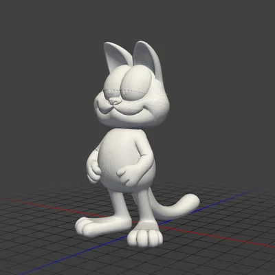 Mô hình 3D Garfield: Chú mèo lười đáng yêu cho dân sưu tầm