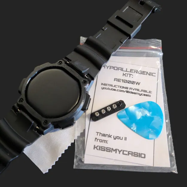 Ốp lưng chống dị ứng cho Casio AE1200WH (Royale), AE1000W và các dòng khác - Image 2