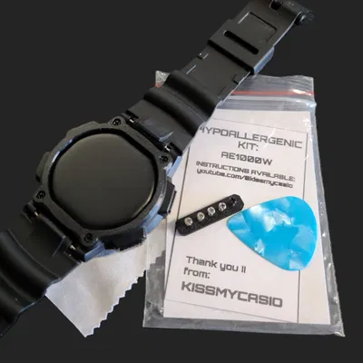 Ốp lưng chống dị ứng cho Casio AE1200WH (Royale), AE1000W và các dòng khác