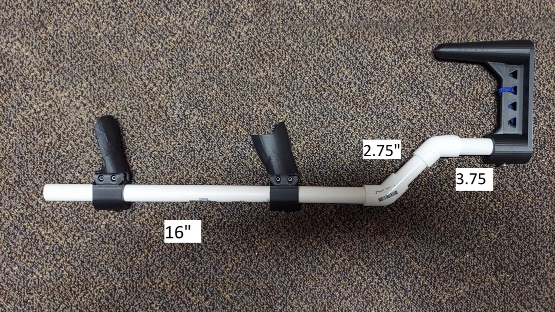 Bộ phụ kiện in 3D tự chế báng súng cho Quest 2 và Quest 3 - Image 2